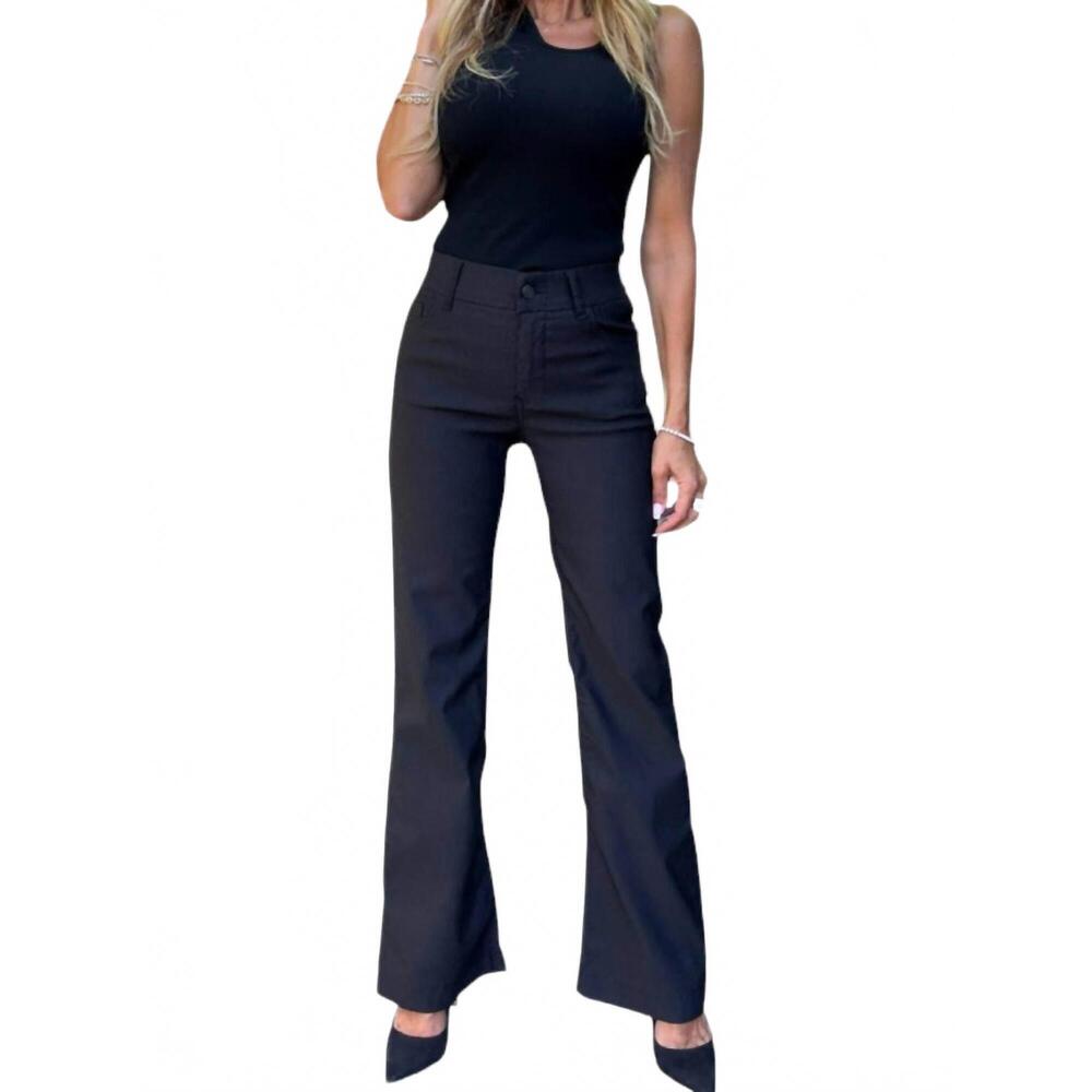 NEW BEVY FLOG amy jeans in black stripe